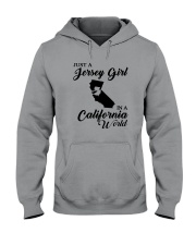 JUST A JERSEY GIRL IN A CALIFORNIA WORLD Hooded Sweatshirt thumbnail