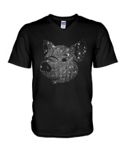 Pig Sparkling V-Neck T-Shirt tile