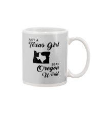 JUST A TEXAS GIRL IN AN OREGON WORLD Mug thumbnail