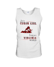 CUBAN GIRL LIVING IN VIRGINIA WORLD Unisex Tank tile