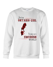 ONTARIO GIRL LIVING IN SWEDISH WORLD Crewneck Sweatshirt thumbnail
