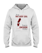 ONTARIO GIRL LIVING IN SWEDISH WORLD Hooded Sweatshirt thumbnail