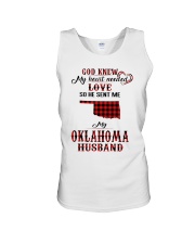 He Sent Me My Oklahoma Husband Unisex Tank tile