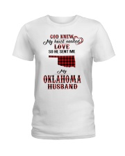 He Sent Me My Oklahoma Husband Ladies T-Shirt tile