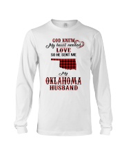 He Sent Me My Oklahoma Husband Long Sleeve Tee tile