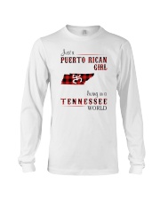 PUERTO RICAN GIRL LIVING IN TENNESSEE WORLD Long Sleeve Tee thumbnail