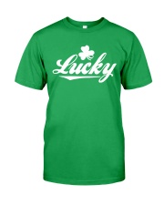 Oklahoma Map Lucky Classic T-Shirt front
