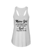 Maine Girl If You Don't Like My Attitude Ladies Flowy Tank tile
