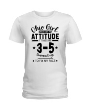Ohio Girl I Need 3-5 Business Days To Fix My Face Ladies T-Shirt tile