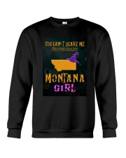 I'm The Crazy Montana Girl Crewneck Sweatshirt tile