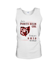 PUERTO RICAN GIRL LIVING IN OHIO WORLD Unisex Tank thumbnail