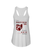 PUERTO RICAN GIRL LIVING IN OHIO WORLD Ladies Flowy Tank thumbnail