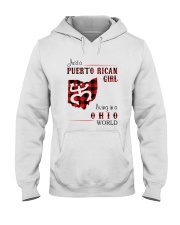 PUERTO RICAN GIRL LIVING IN OHIO WORLD Hooded Sweatshirt thumbnail