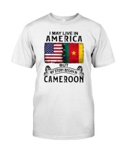 LIVE IN AMERICA BEGAN IN CAMEROON Classic T-Shirt tile