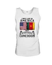 LIVE IN AMERICA BEGAN IN CAMEROON Unisex Tank thumbnail