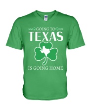 Going To Texas Is Going Home V-Neck T-Shirt tile