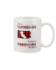 CALIFORNIA GIRL LIVING IN PENNSYLVANIA WORLD Mug thumbnail