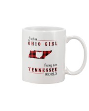 OHIO GIRL LIVING IN TENNESSEE WORLD Mug tile