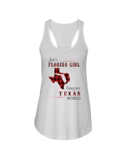 FLORIDA GIRL LIVING IN TEXAS WORLD Ladies Flowy Tank thumbnail
