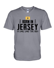 BORN IN JERSEY A LONG TIME AGO V-Neck T-Shirt thumbnail
