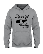 JUST A MISSOURI GIRL IN A TENNESSEE WORLD Hooded Sweatshirt tile