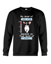 Chihuahua My Level Of Sarcasm Crewneck Sweatshirt tile
