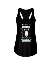 Chihuahua My Level Of Sarcasm Ladies Flowy Tank tile