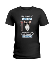 Chihuahua My Level Of Sarcasm Ladies T-Shirt tile