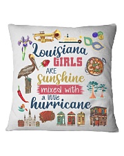 LOUISIANA GIRLS SUNSHINE MIXED HURRICANE Square Pillowcase tile