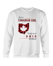 CANADIAN GIRL LIVING IN OHIO WORLD Crewneck Sweatshirt thumbnail