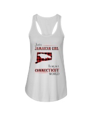 JAMAICAN GIRL LIVING IN CONNECTICUT WORLD Ladies Flowy Tank thumbnail