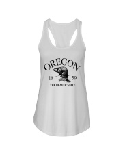 Oregon Nickname Symbols Ladies Flowy Tank tile
