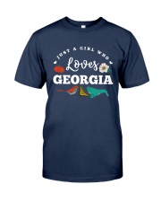 Just A Girl Symbols Georgia Classic T-Shirt front