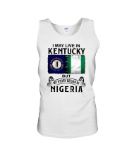 LIVE IN KENTUCKY BEGAN IN NIGERIA Unisex Tank thumbnail