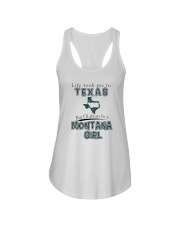 MONTANA GIRL LIFE TOOK TO TEXAS Ladies Flowy Tank tile