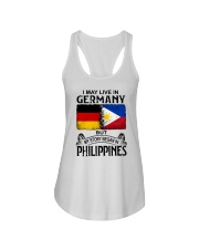 LIVE IN GERMANY BEGAN IN PHILIPPINES Ladies Flowy Tank tile