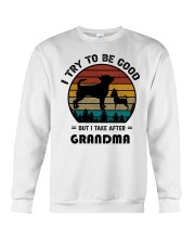 Back To School Gift Chihuahua I Try To Be Good But I Take After Custom Name Crewneck Sweatshirt tile
