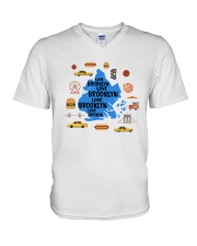 Love Symbols Brooklyn V-Neck T-Shirt tile