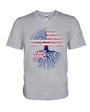 LIVE IN AMERICA AUSTRALIAN ROOTS V-Neck T-Shirt thumbnail