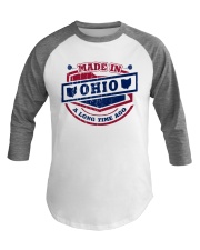 Made In Ohio A Long Time Ago Baseball Tee tile