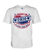 Made In Ohio A Long Time Ago V-Neck T-Shirt tile