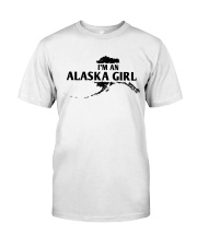 Alaska Girl Map Classic T-Shirt tile