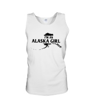 Alaska Girl Map Unisex Tank tile