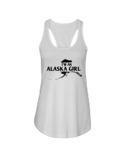 Alaska Girl Map Ladies Flowy Tank tile