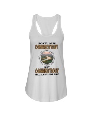 CONNECTICUT WILL ALWAYS LIVE IN ME Ladies Flowy Tank thumbnail