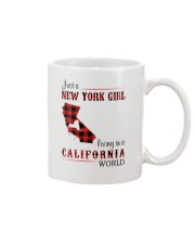 NEW YORK GIRL LIVING IN CALIFORNIA WORLD Mug thumbnail
