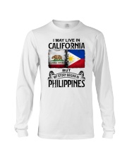 LIVE IN CALIFORNIA BEGAN IN PHILIPPINES Long Sleeve Tee thumbnail