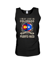 LIVE IN COLORADO MY STORY IN PUERTO RICO Unisex Tank thumbnail