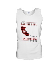 POLISH GIRL LIVING IN CALIFORNIA WORLD Unisex Tank thumbnail