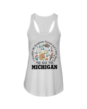 Michigan My Symptoms Ladies Flowy Tank tile